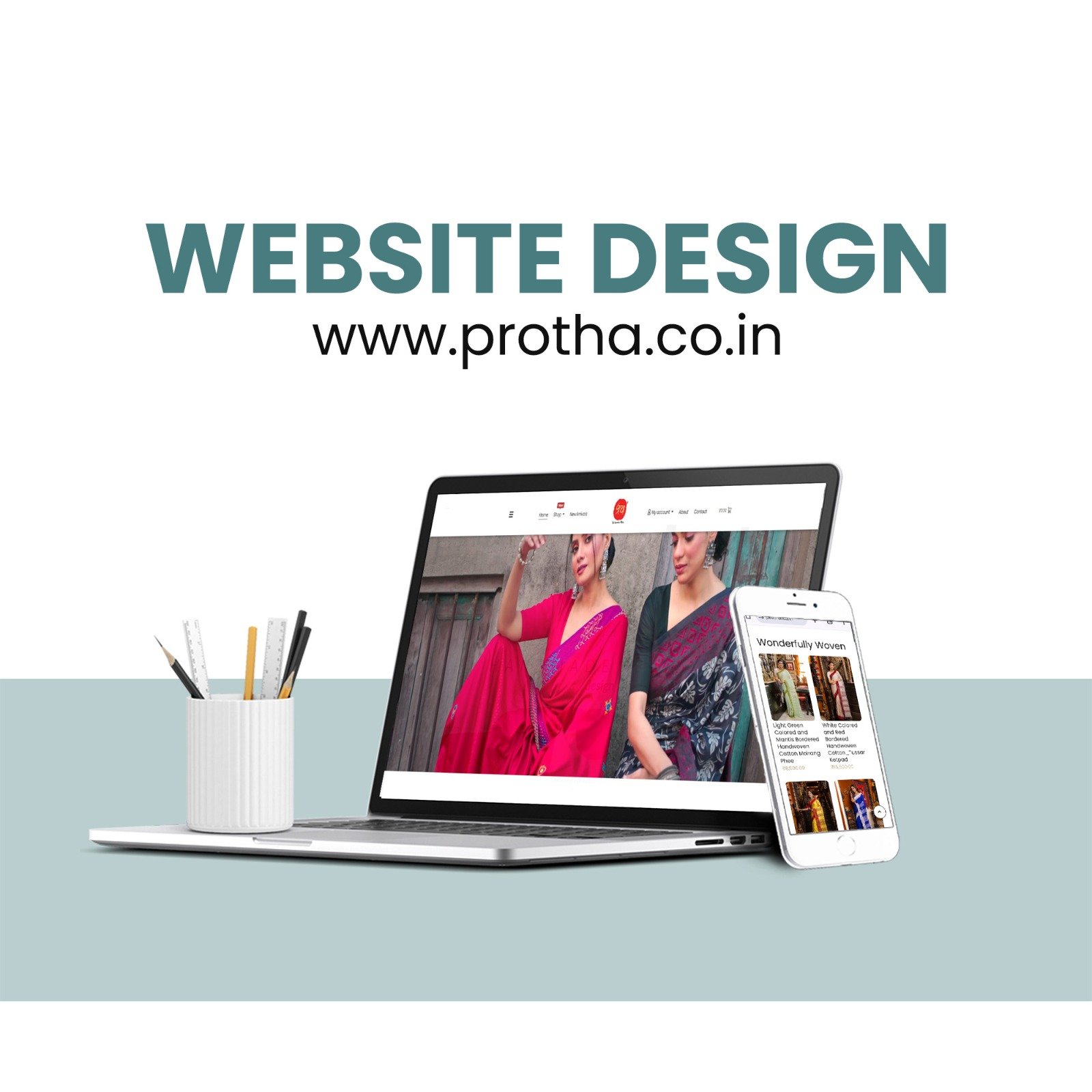 Bold-Digi Look With Stunning Protha
